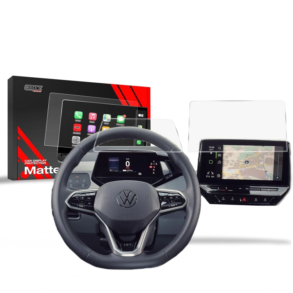 Matte GrizzGlass CarDisplay Protection Volkswagen ID.3 [2in1] - 1