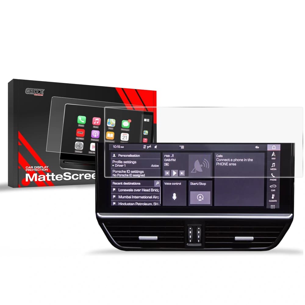 Matte GrizzGlass CarDisplay Protection Porsche Cayenne 3 2017-2023 - 1