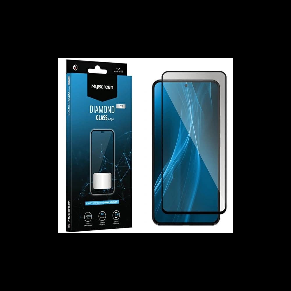 Xiaomi MyScreen Diamond Glass Edge Lite FG sticlă temperată POCO F5 Pro negru / negru Full Glue