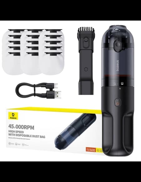 Bezprzewodowy odkurzacz Baseus AP01 5000Pa (czarny)