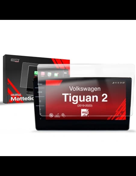 Matte GrizzGlass CarDisplay Protection Volkswagen Tiguan 2 Discover Pro 2019-2023