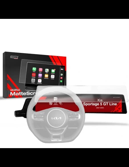 Matte GrizzGlass CarDisplay Protection Kia Sportage 5 GT Line 12,3" (2021-2024)