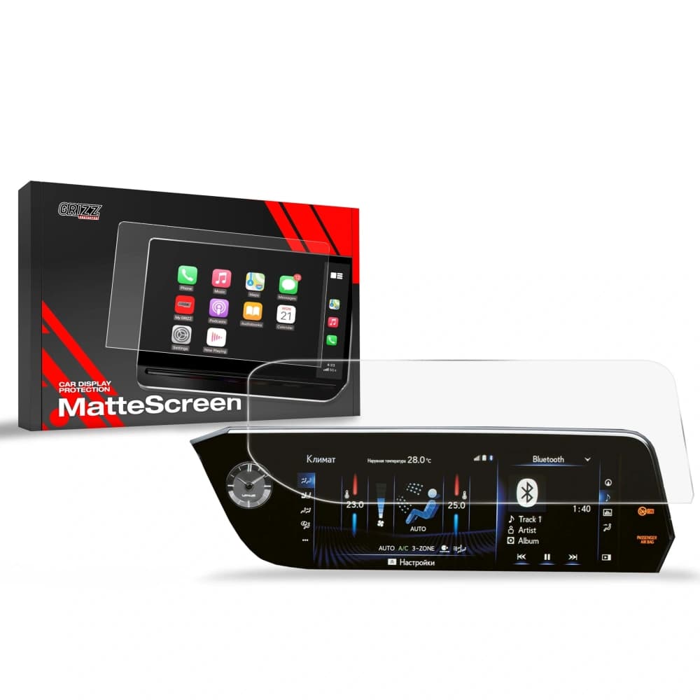 Matte GrizzGlass CarDisplay Protection Lexus ES 7 (2020-2023) - 1