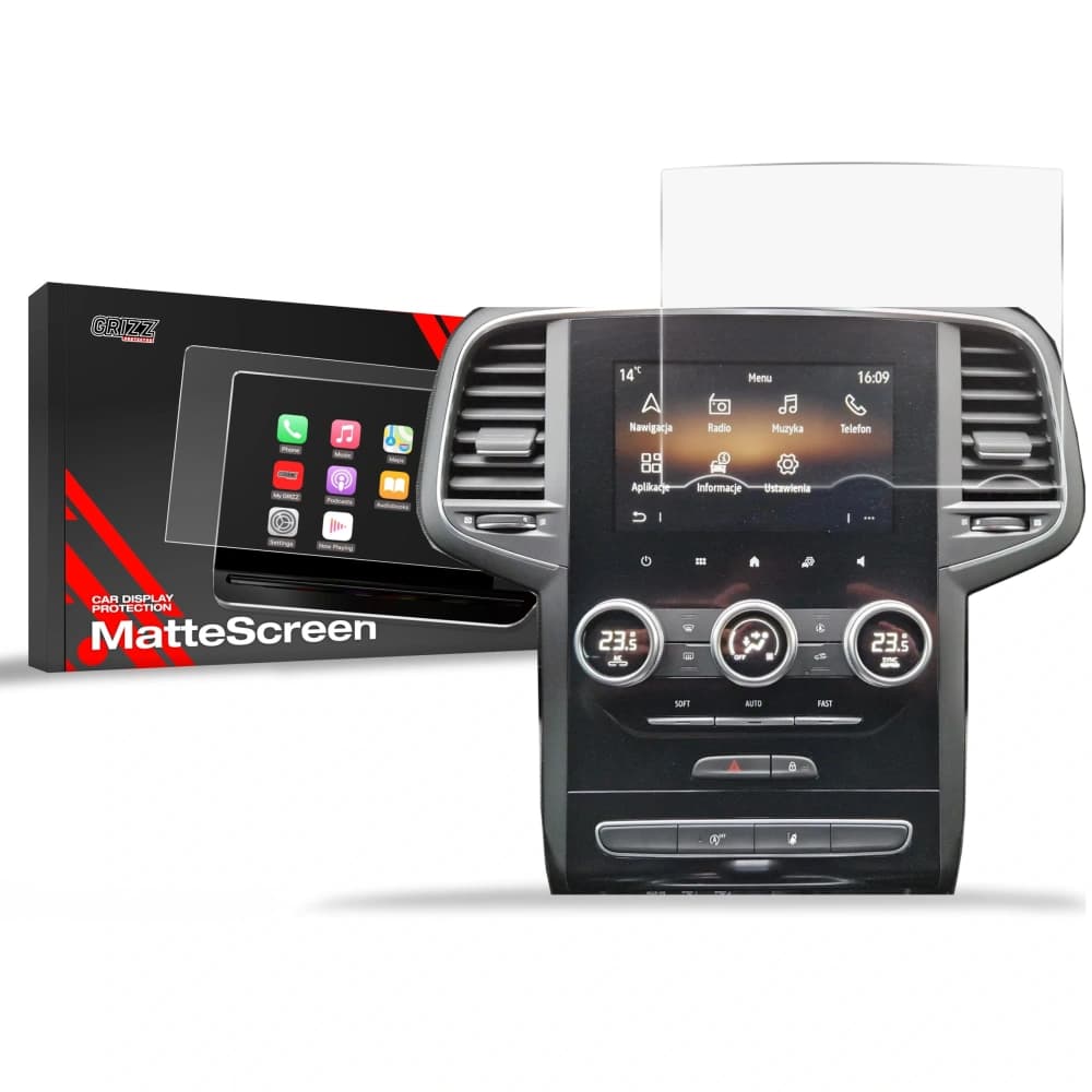 Matte GrizzGlass CarDisplay Protection Renault Megane (2020-2024)