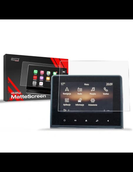 Matte GrizzGlass CarDisplay Protection Renault Clio 5 7" (2020-2024)