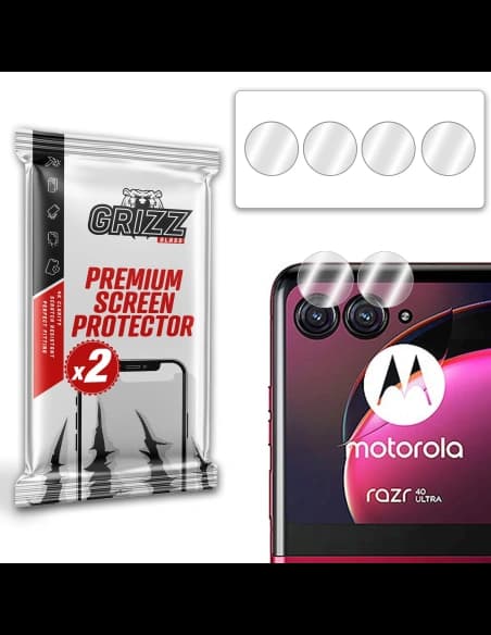 Szkło na aparat GrizzGlass HybridGlass Camera do Motorola Razr 40 Ultra