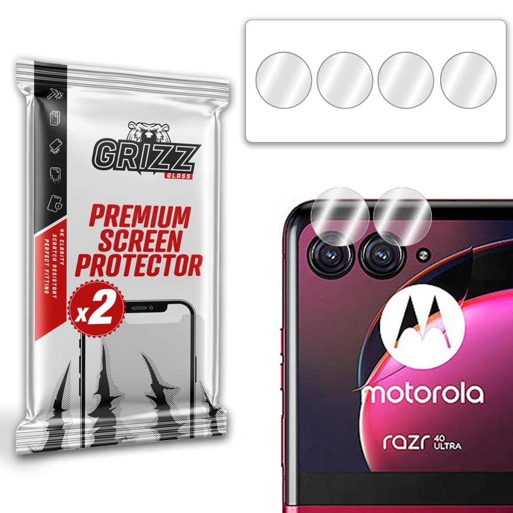 GrizzGlass HybridGlass Camera Motorola Razr 40 Ultra - 1