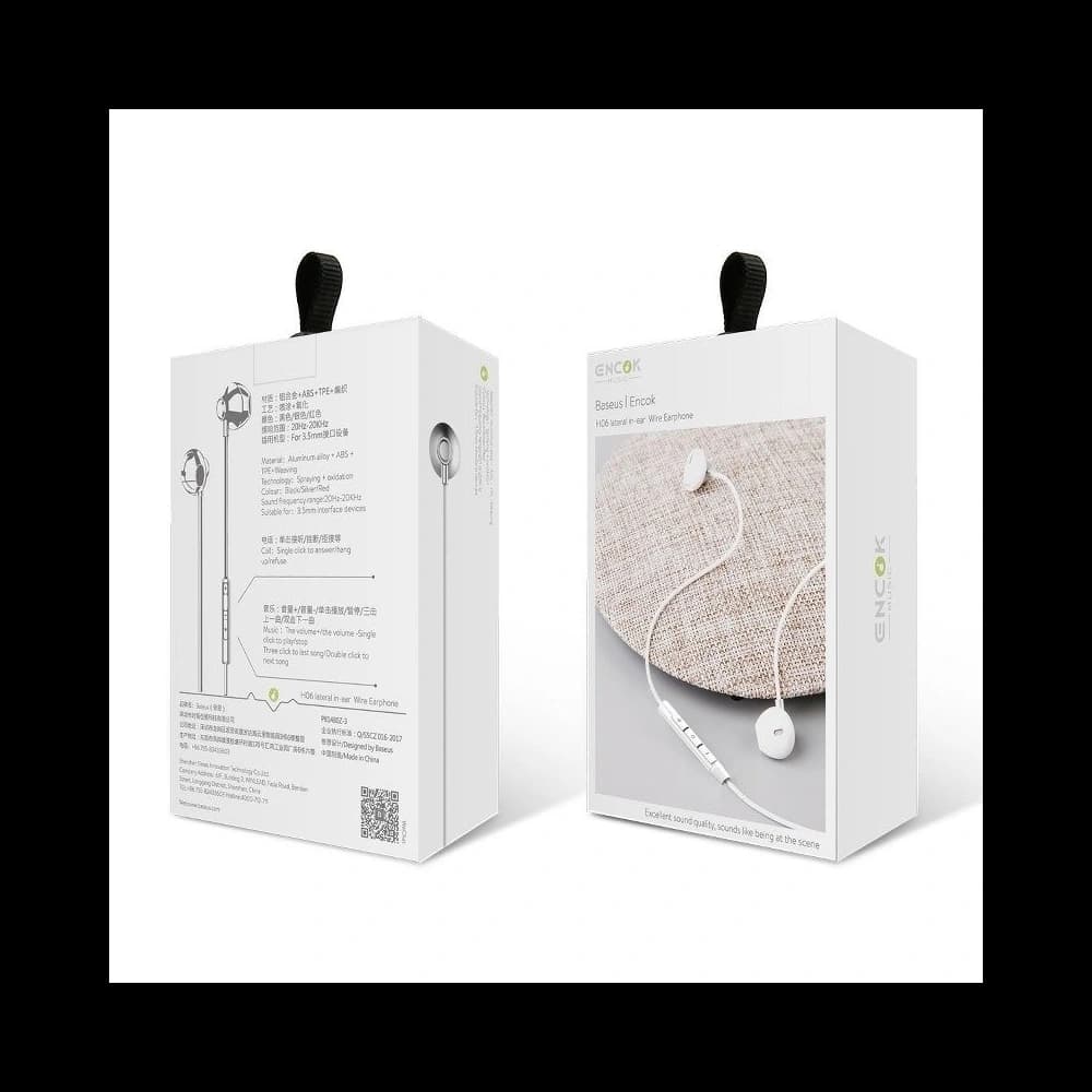 Căști Baseus Encok H06 - argintii - 3