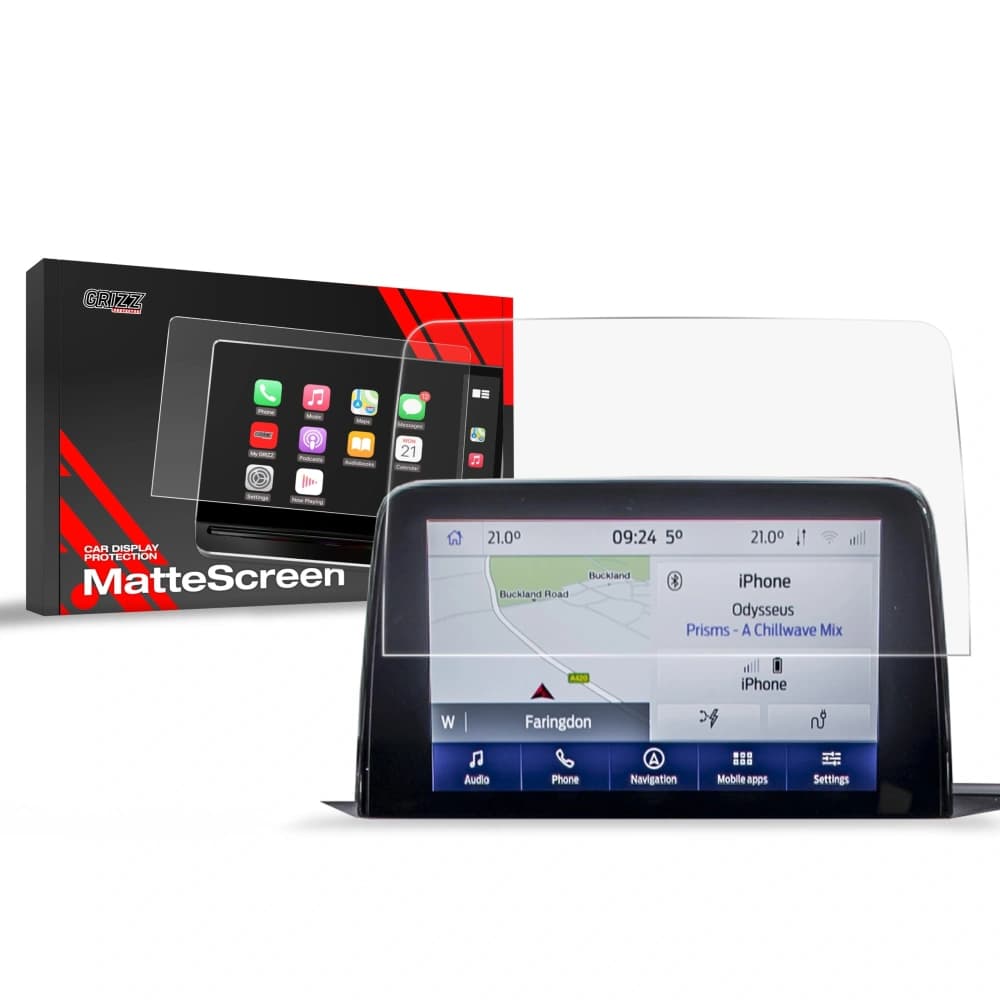 Matte GrizzGlass CarDisplay Protection Ford Fiesta 7 2016-2023 - 1