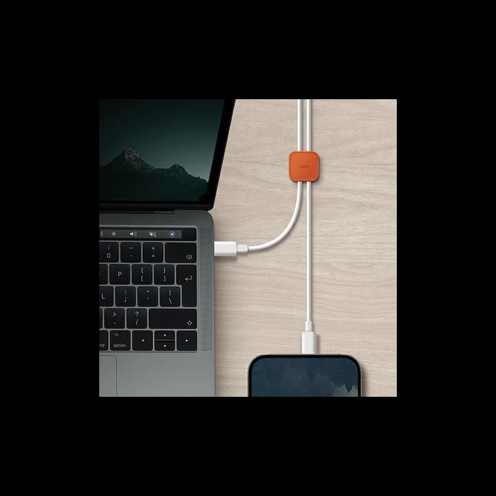 UNIQ Pod self-adhesive cable organiser sienna orange [8pcs] - 3