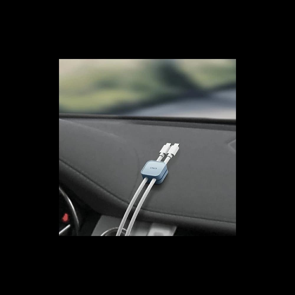 UNIQ Pod self-adhesive cable organiser mist green [8pcs] - 1