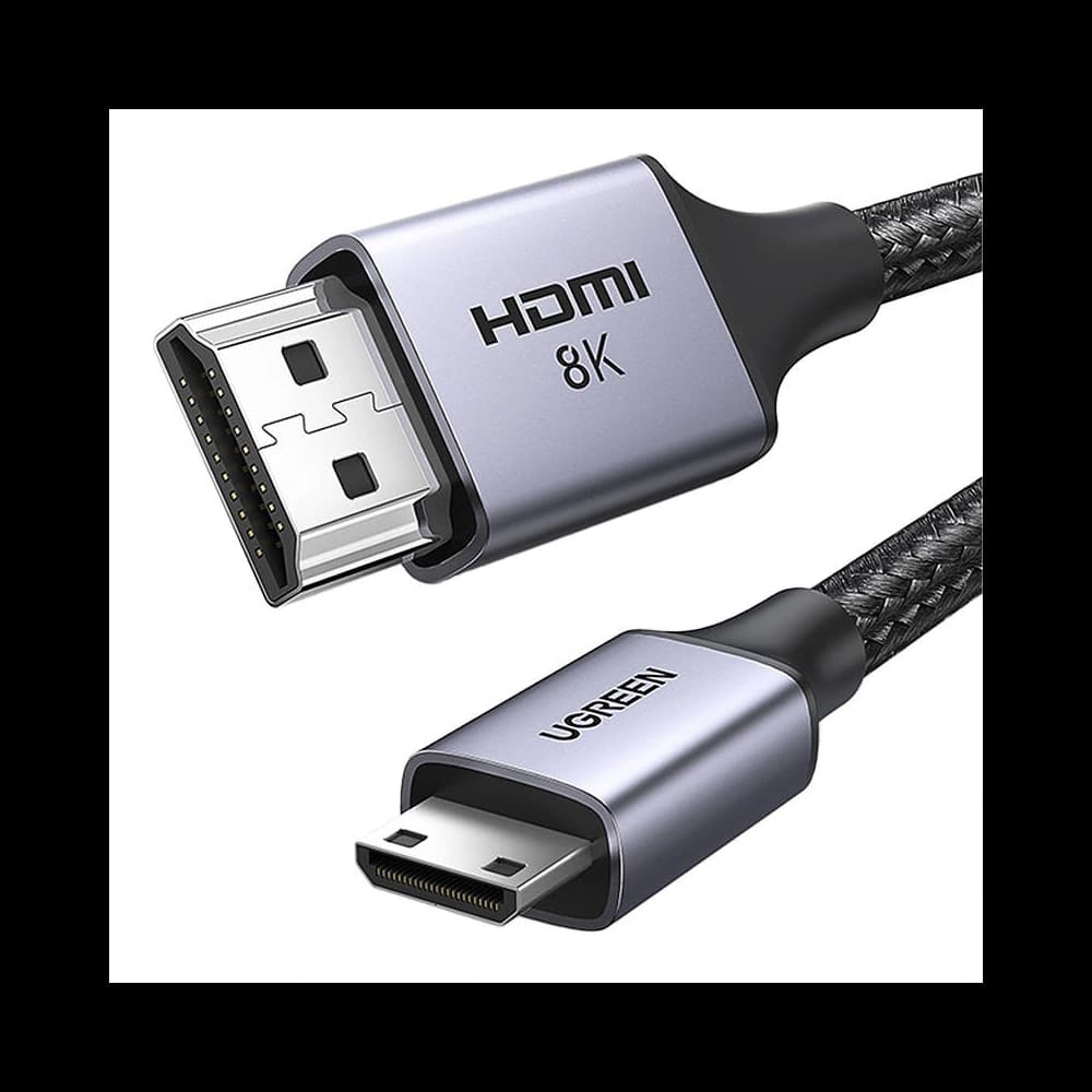 UGREEN HD163 2m mini HDMI - HDMI 8K kábel (fekete) - 1