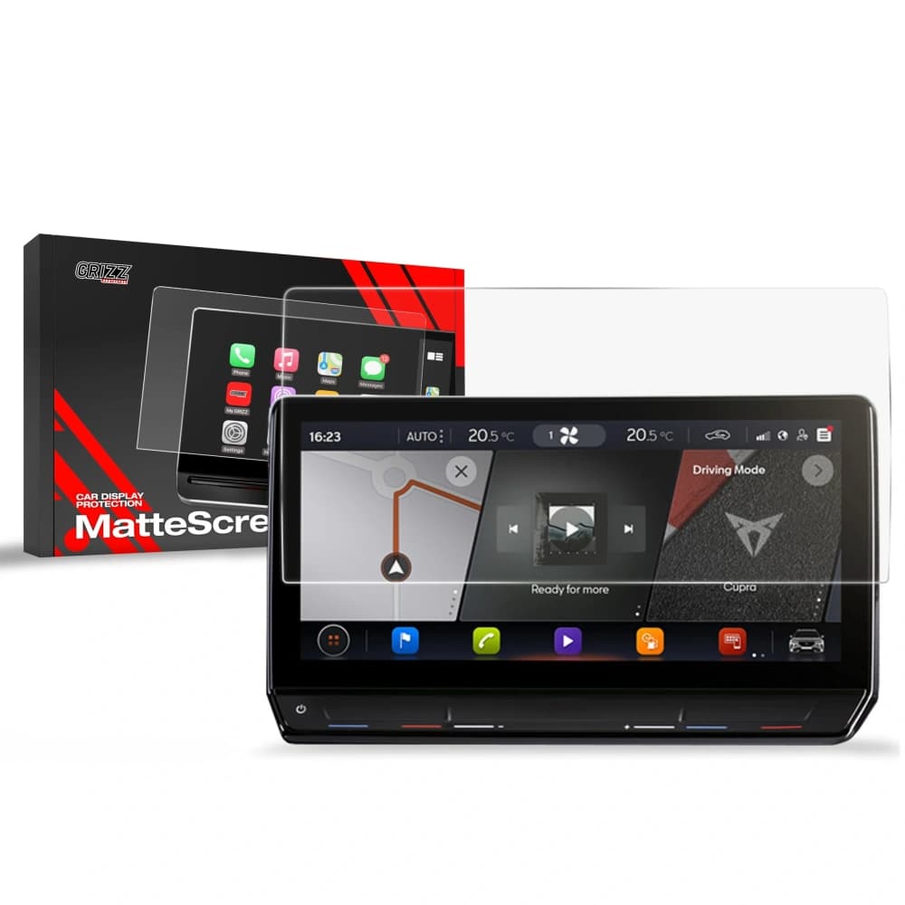 Matte GrizzGlass CarDisplay Protection Cupra Leon 12" (2020-2024)