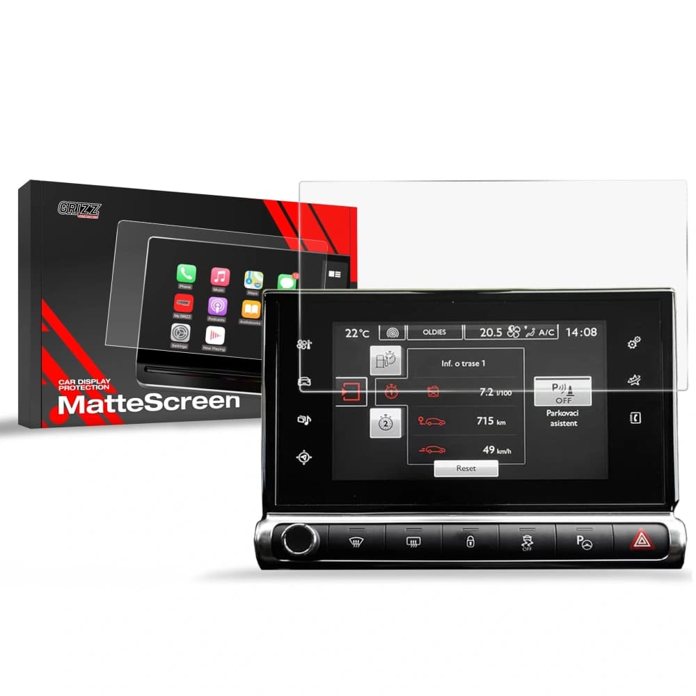 Matte GrizzGlass CarDisplay Protection Citroen C4 Cactus 2014-2024 - 1