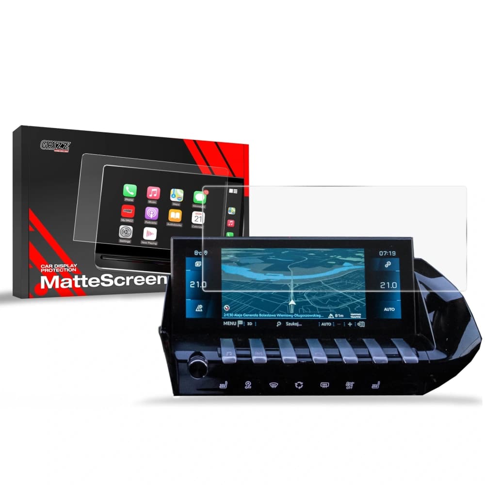 Matte GrizzGlass CarDisplay Protection Peugeot 508 2 (2018-2023) - 1