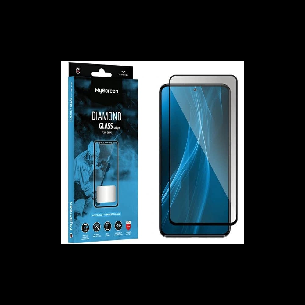 Edzett üveg MyScreen Diamond Glass Edge FG OnePlus 10T Full Glue fekete/black