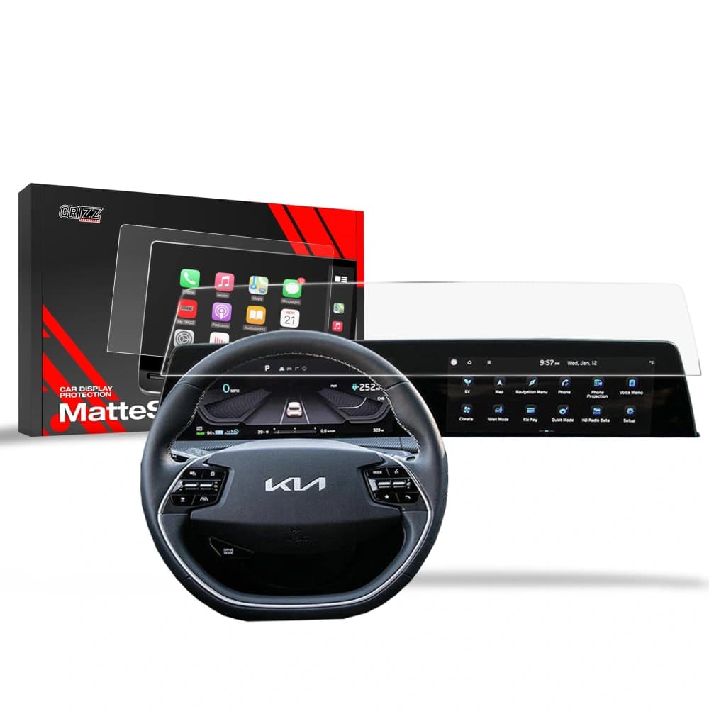 Matte GrizzGlass CarDisplay Protection Kia EV6 GT 2021-2024 - 1