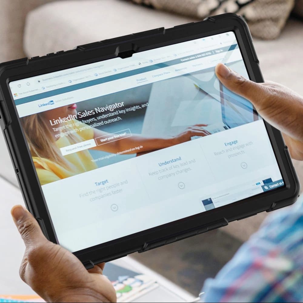 Etui Tech-Protect Solid360 Samsung Galaxy Tab S8 Ultra/S9 Ultra / S10 Ultra 14.6 Fekete - 5