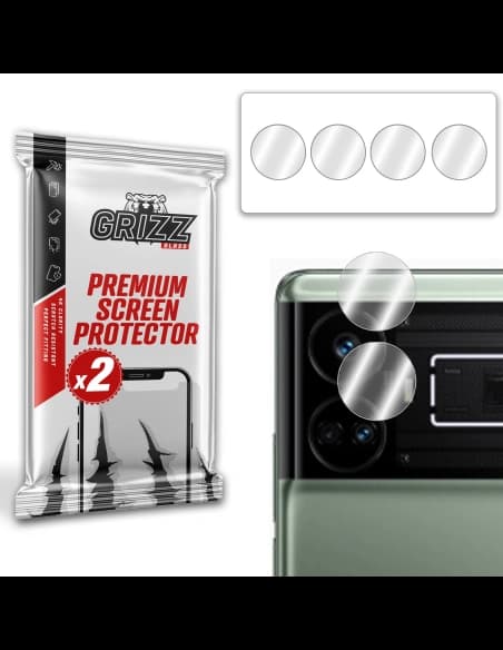 GrizzGlass HybridGlass Geam de cameră pentru Realme GT5