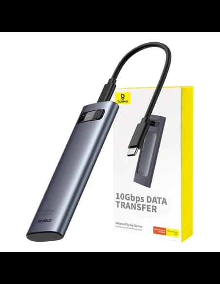 Festplattengehäuse Baseus BS-OH155 FlyJoy M.2 NVMe / SATA (grau)