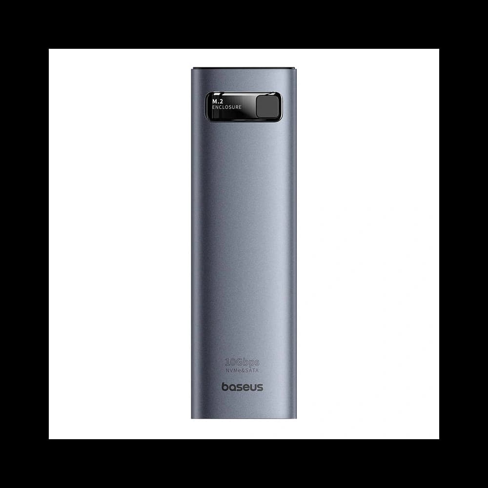 Baseus Carcasă pentru unități BS-OH155 FlyJoy M.2 NVMe / SATA (gri) - 2