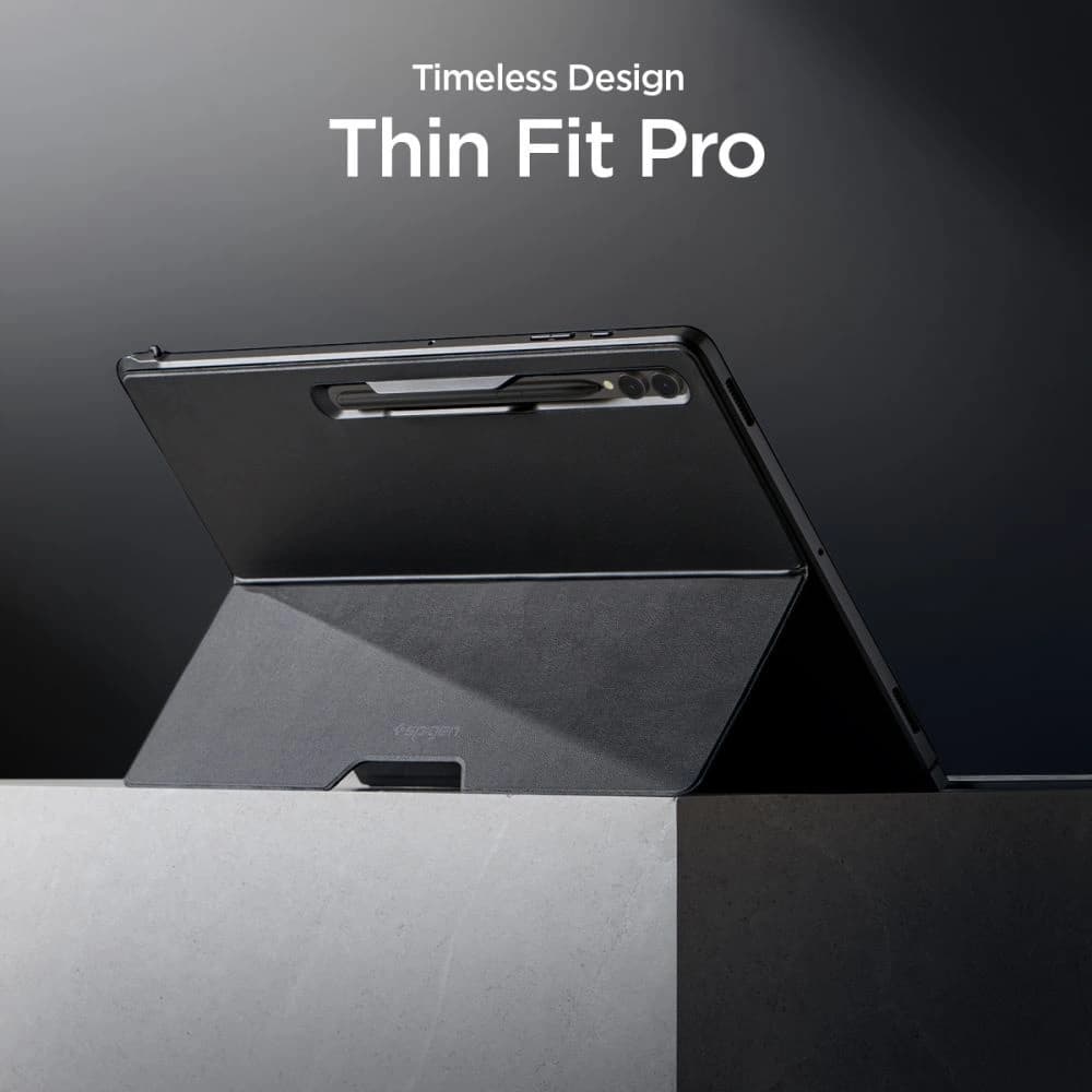Etui Spigen Thin Fit Pro Samsung Galaxy Tab S8 Ultra/S9 Ultra Fekete - 10