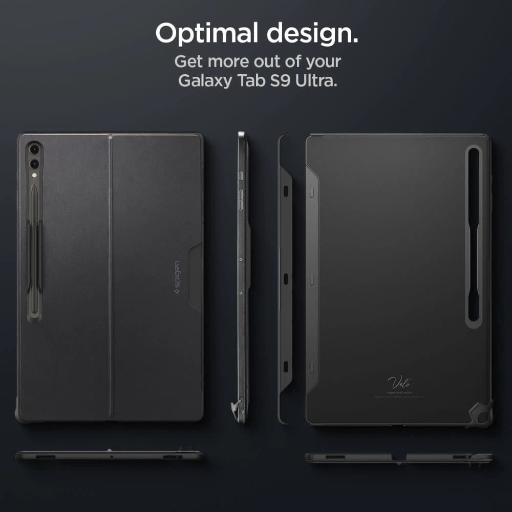 Etui Spigen Thin Fit Pro Samsung Galaxy Tab S8 Ultra/S9 Ultra Fekete - 13