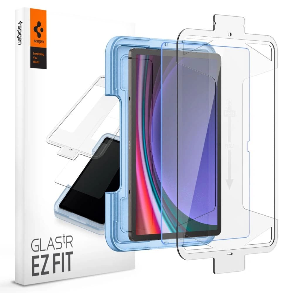 Edzett üveg Spigen GLAS.tR ez Fit Samsung Galaxy Tab S9 / S9 FE / S10 FE / S10 Lite Átlátszó
