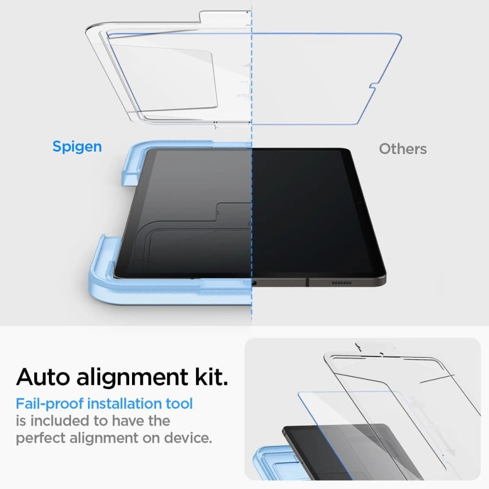 Edzett üveg Spigen GLAS.tR ez Fit Samsung Galaxy Tab S9 / S9 FE / S10 FE / S10 Lite Átlátszó - 8