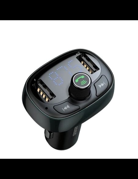 Baseus Transmițător FM cu Bluetooth USB microSD (albastru)