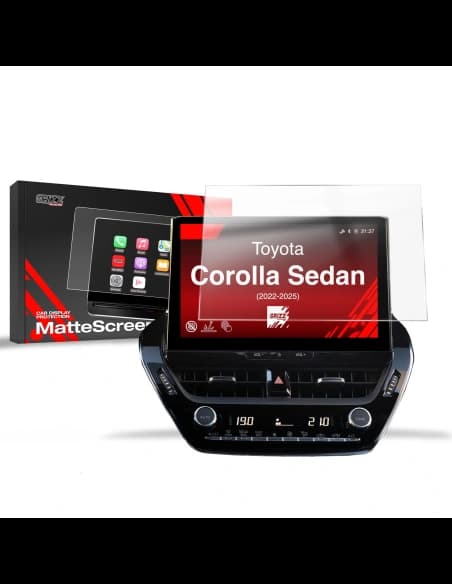 Matte GrizzGlass CarDisplay Protection Toyota Corolla Sedan 10,5" (2022-2025)