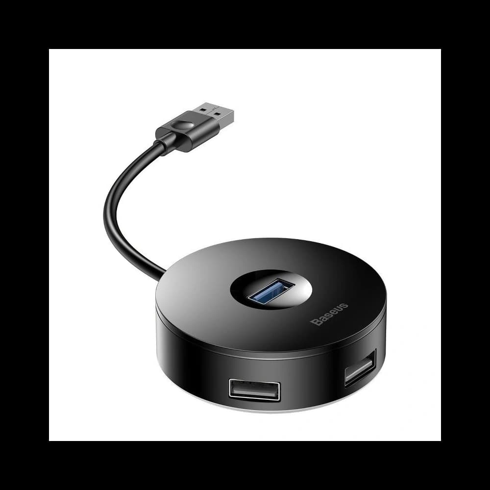 Hub 4w1 USB la USB 3.0 + 3x USB 2.0 Baseus 15cm (negru) - 4