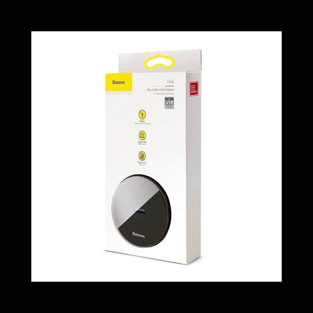 Hub 4w1 USB la USB 3.0 + 3x USB 2.0 Baseus 15cm (negru) - 6