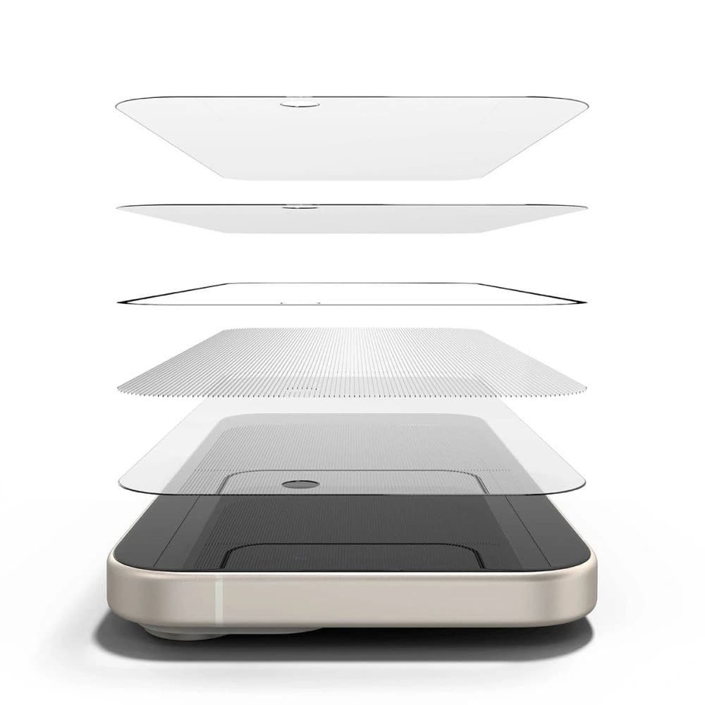 Ringke Apple Sticlă călită Sticlă călită iPhone 15 Confidențialitate - 4