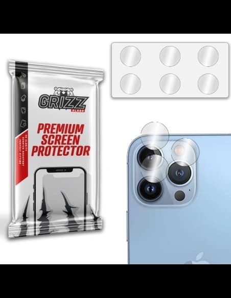 Glas für die Kamera GrizzGlass HybridGlass Kamera für Apple iPhone 15 Pro Max