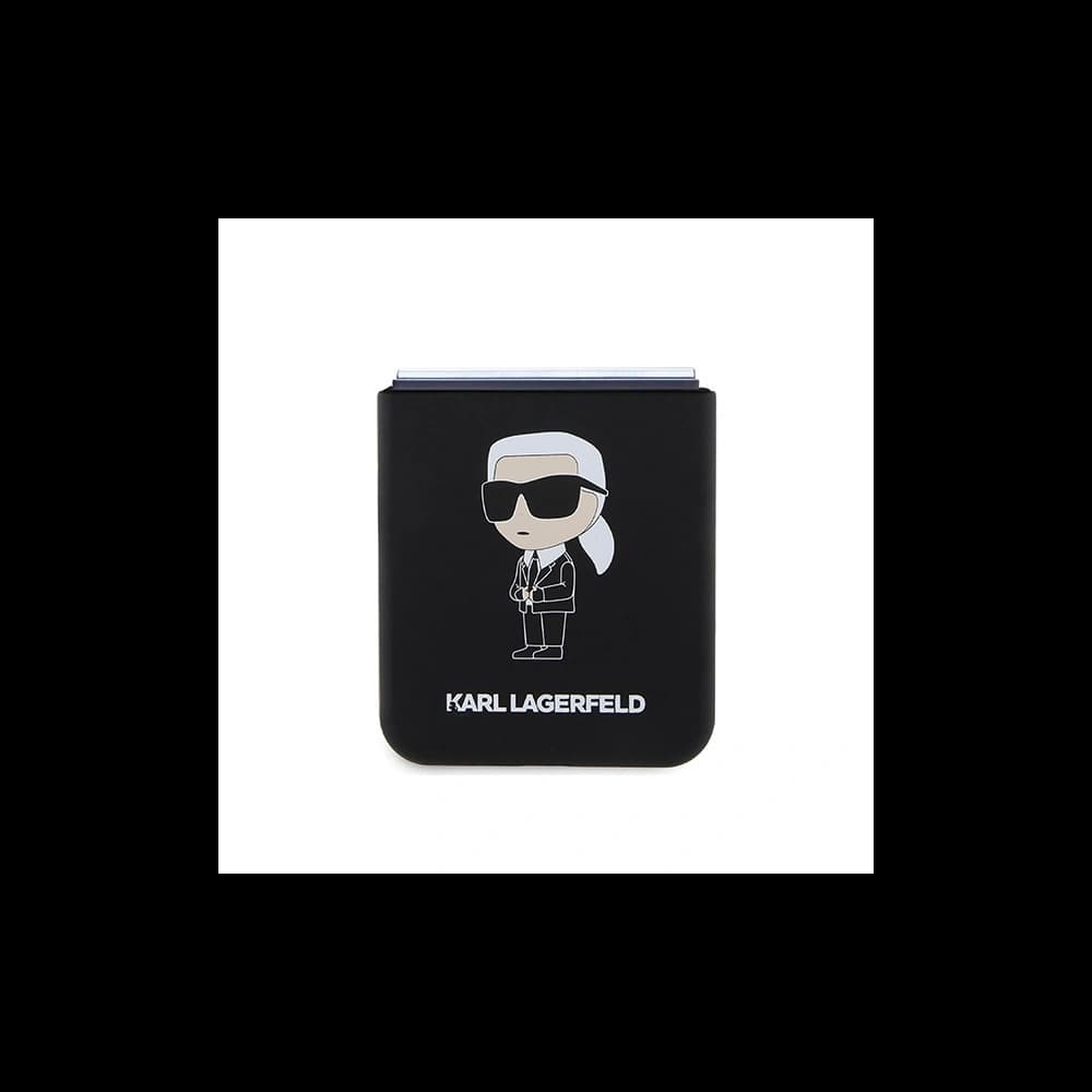 Case Karl Lagerfeld KLHCZF5SNIKBCK Samsung Galaxy Z Flip5 Hardcase Silikon Ikonik schwarz/black - 5
