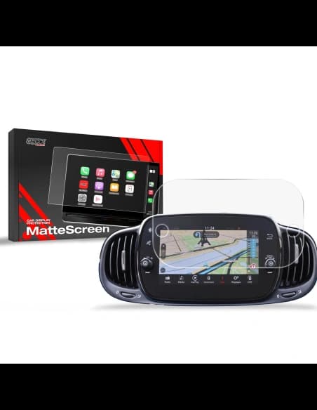 Matte GrizzGlass CarDisplay Protection Fiat 500 7" (2018-2025)