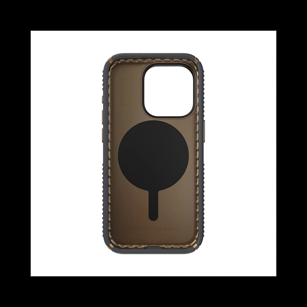 Speck Apple Carcasă Presidio2 Grip ClickLock & MagSafe iPhone 15 Pro (gri cărbune/Cool Bronze) - 11