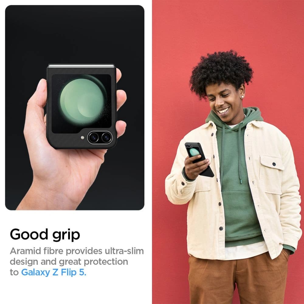 Case Spigen Airskin Pro Samsung Galaxy Z Flip5 Schwarz - 10