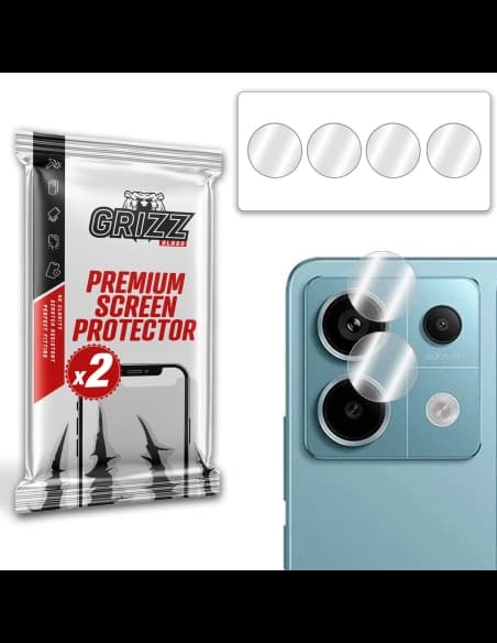 GrizzGlass HybridGlass Geam de cameră pentru Xiaomi Redmi Note 13 Pro 5G