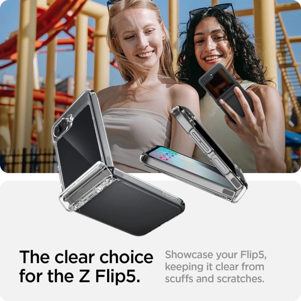 Etui Spigen Thin Fit Pro Samsung Galaxy Z Flip5 Crystal Clear - 14