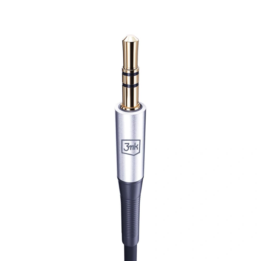 Kabel 3MK AUX jack 3,5mm / jack 3,5mm 1m - 5