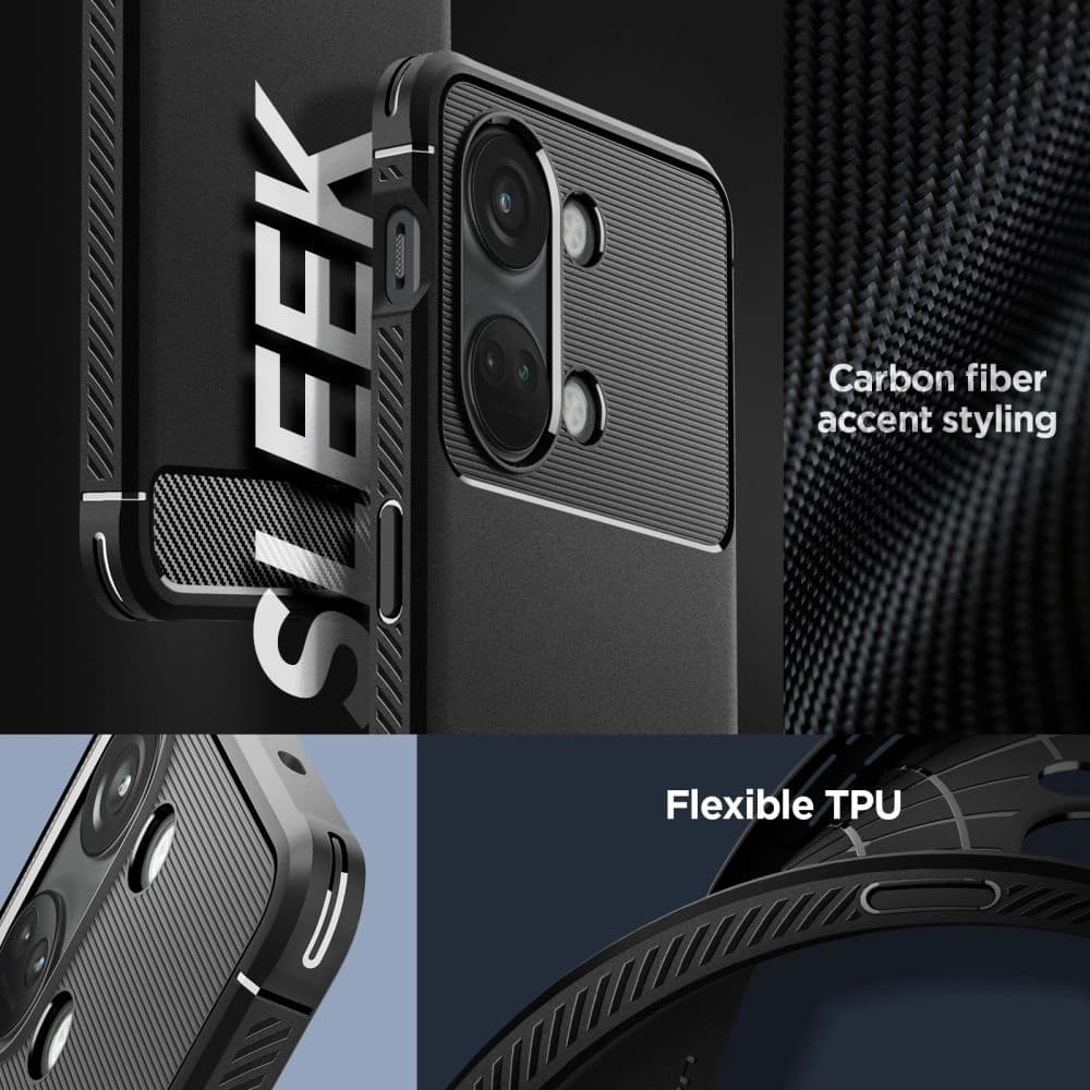 Etui Spigen Rugged Armor OnePlus Nord 3 5G Matt Fekete - 9