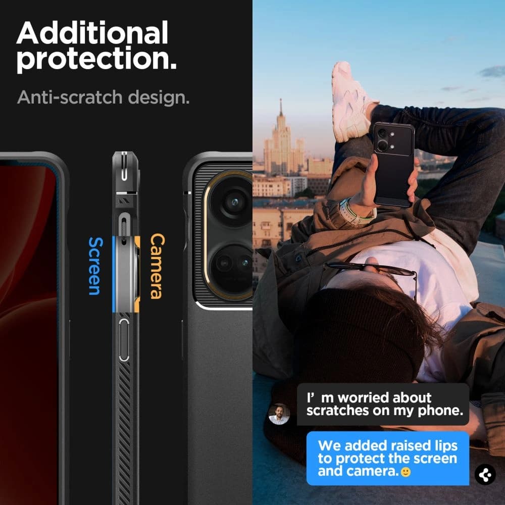 Etui Spigen Rugged Armor OnePlus Nord 3 5G Matt Fekete - 12