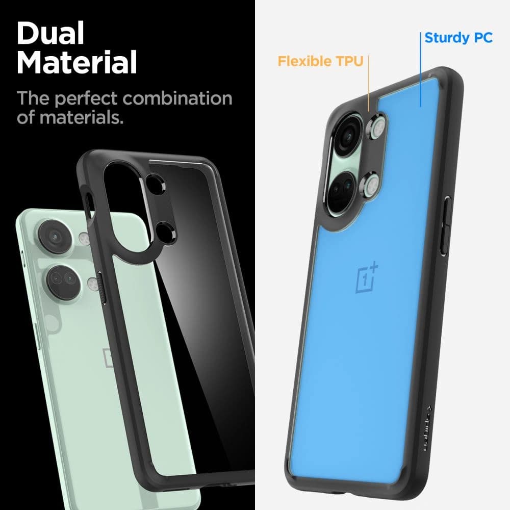 Etui Spigen Ultra Hybrid OnePlus Nord 3 5G Matt Fekete - 6