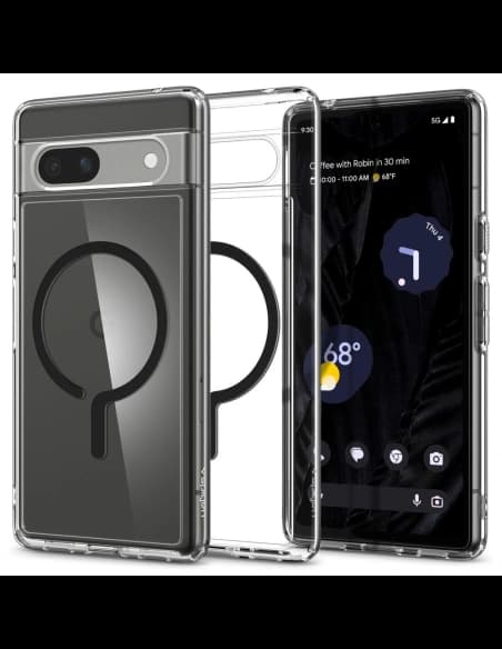Case Spigen Ultra Hybrid Onetap Ring MagSafe Google Pixel 7a Schwarz