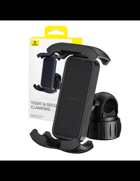 Fahrradhalterung Baseus QuickGo für Telefone von 5,7 Zoll bis 7,2 Zoll (schwarz)