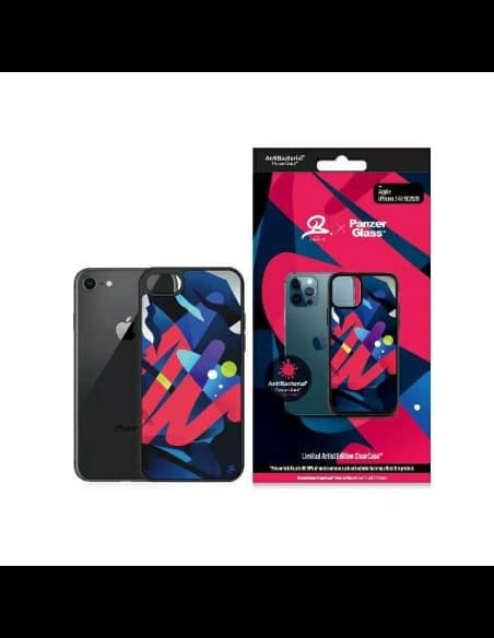 Etui PanzerGlass ClearCase Apple iPhone 7 / 8 / SE / SE 2022 Mikael B Limited Artist Edition Antibakteriális