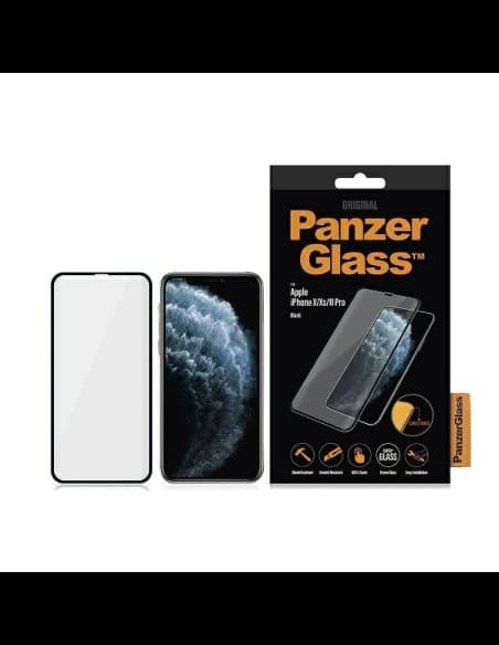 PanzerGlass Curved Super+ Apple iPhone X / XS / 11 Pro black