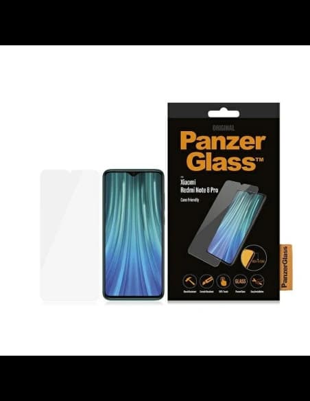 Gehärtetes Glas PanzerGlass E2E Regular Xiaomi Redmi Note 8 Pro Case Friendly